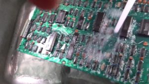 clean pcb residue on the surface after desoldering