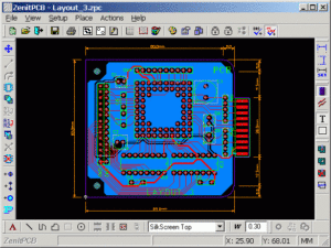 edit pcb pictures by software