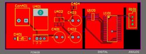 Restore PCB Board to Separate Analog and Digital Grounds