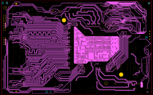 Reroute Electronic PCB Board Signal Gerber Layer is part of the process of printed circuit board reverse engineering through which can acquire schematic