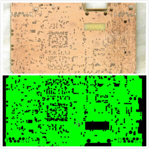 Clone Printed Circuit Board Gerber CAD File and Use the same steps to reroute the PCB circuit board remaining signals. The number of wiring depends on the complexity of the circuit board layout design and the number of general rules you define.