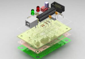 After the Printed circuit board netlist is successfully cloned, it will exist in the background of the software. Through the Placement operation, all devices can be called out, and there is a flying line prompt connection between the pins