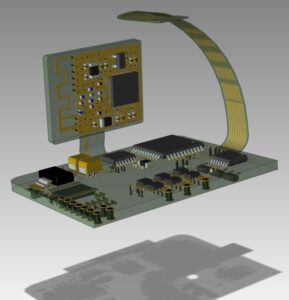 Simple PCI board outlines can be easily created in most EDA Layout tools. However, when the PCI circuit board form factor needs to fit into a complex enclosure with height constraints, it is not so easy for the PCB designer to redraw the electronic pcb board because the capabilities in these tools are not the same as those in a mechanical CAD system.